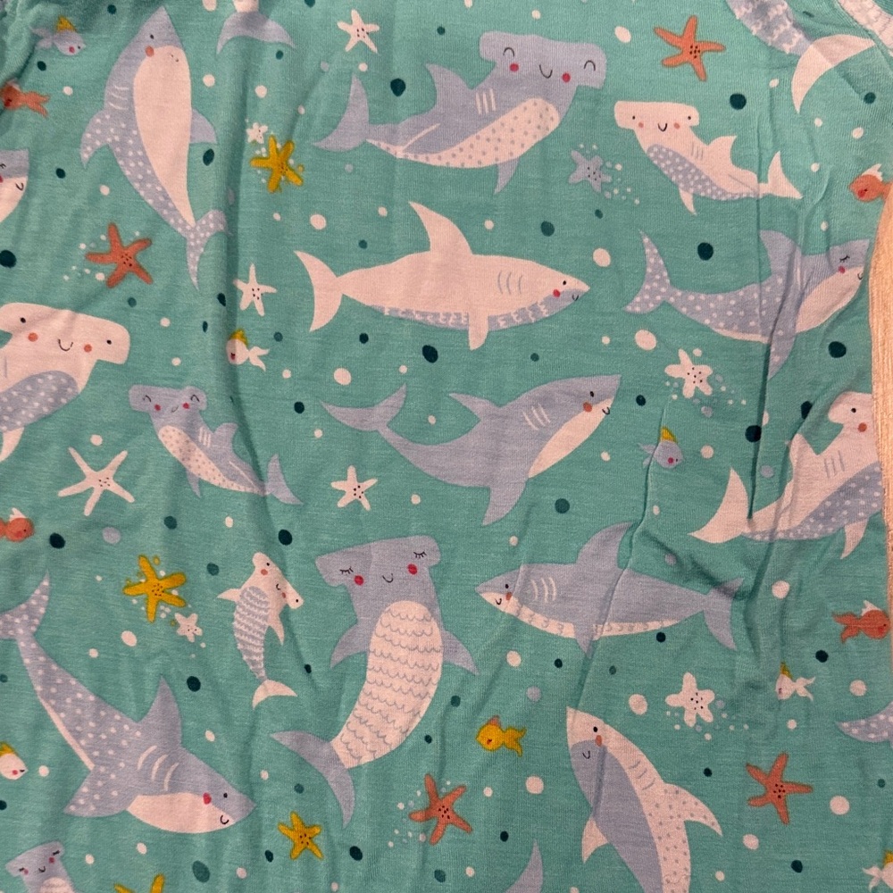 Little Sleepies Shark Pajamas - Picture 3 of 3